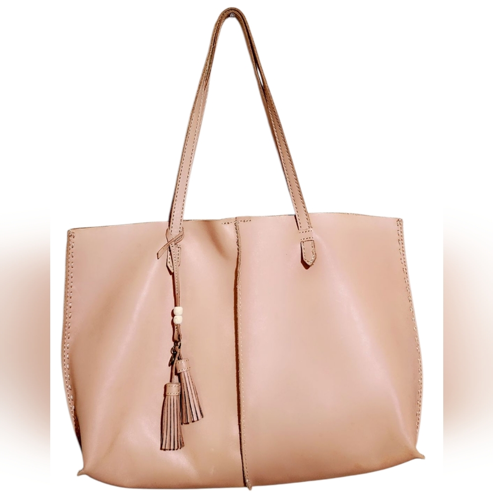 🔥The SAK Tan Leather Tote Bag